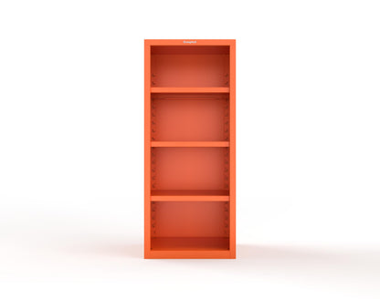 Heavy Duty 18 GA Closed Shelving Unit with 3 Shelves - 30 in. W x 24 in. D x 72 in. H - 2.66-CSU-243-P-2004