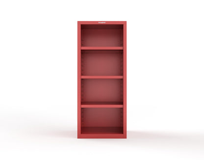 Heavy Duty 18 GA Closed Shelving Unit with 3 Shelves - 30 in. W x 24 in. D x 72 in. H - 2.66-CSU-243-P-3001