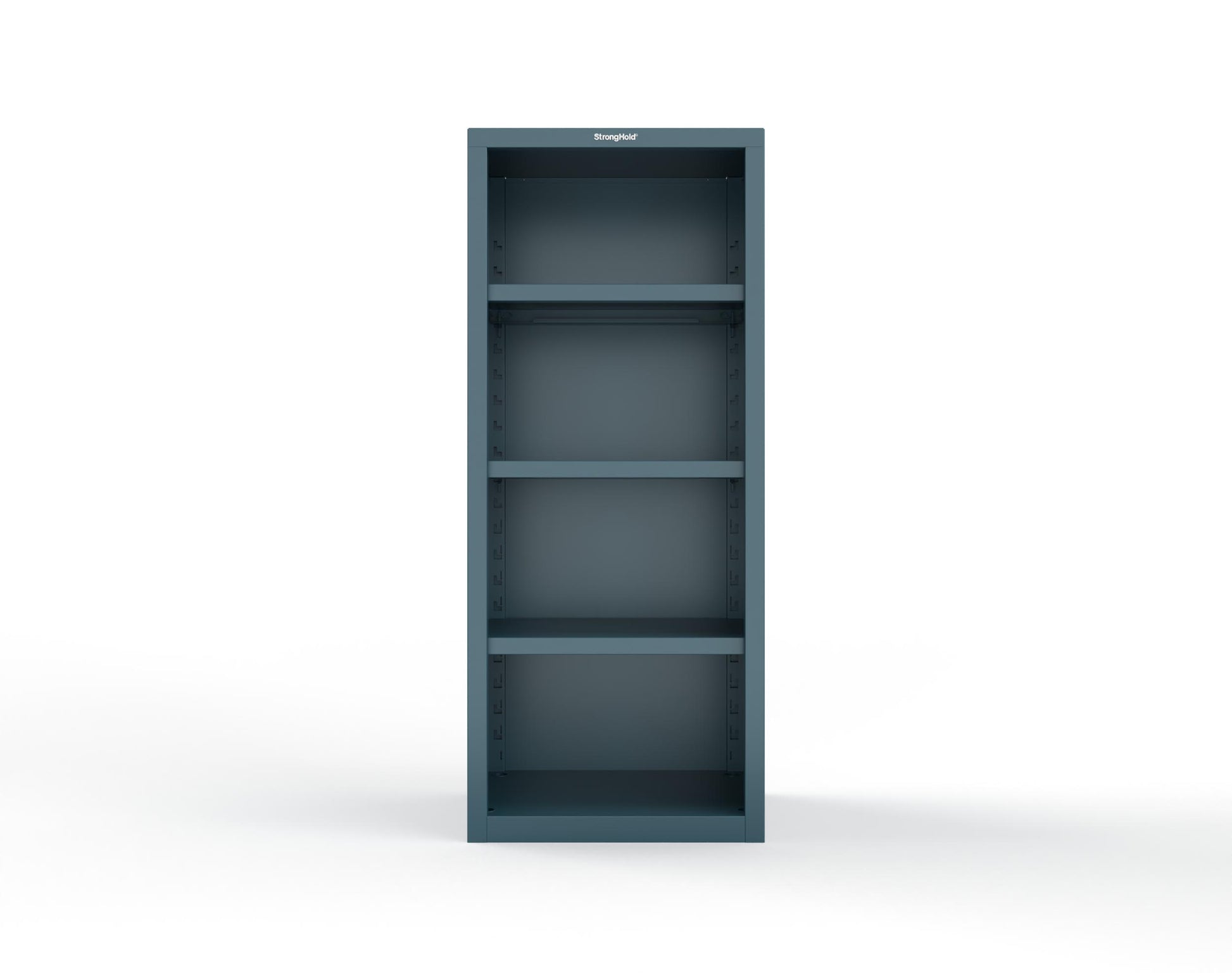 Heavy Duty 18 GA Closed Shelving Unit with 3 Shelves - 30 in. W x 24 in. D x 72 in. H - 2.66-CSU-243-P-5001