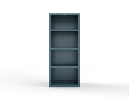Heavy Duty 18 GA Closed Shelving Unit with 3 Shelves - 30 in. W x 24 in. D x 72 in. H - 2.66-CSU-243-P-5001