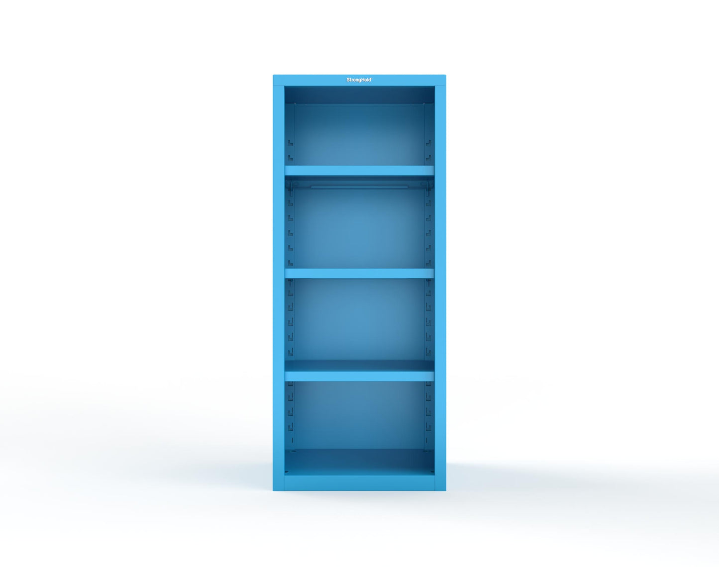 Heavy Duty 18 GA Closed Shelving Unit with 3 Shelves - 30 in. W x 24 in. D x 72 in. H - 2.66-CSU-243-P-5012