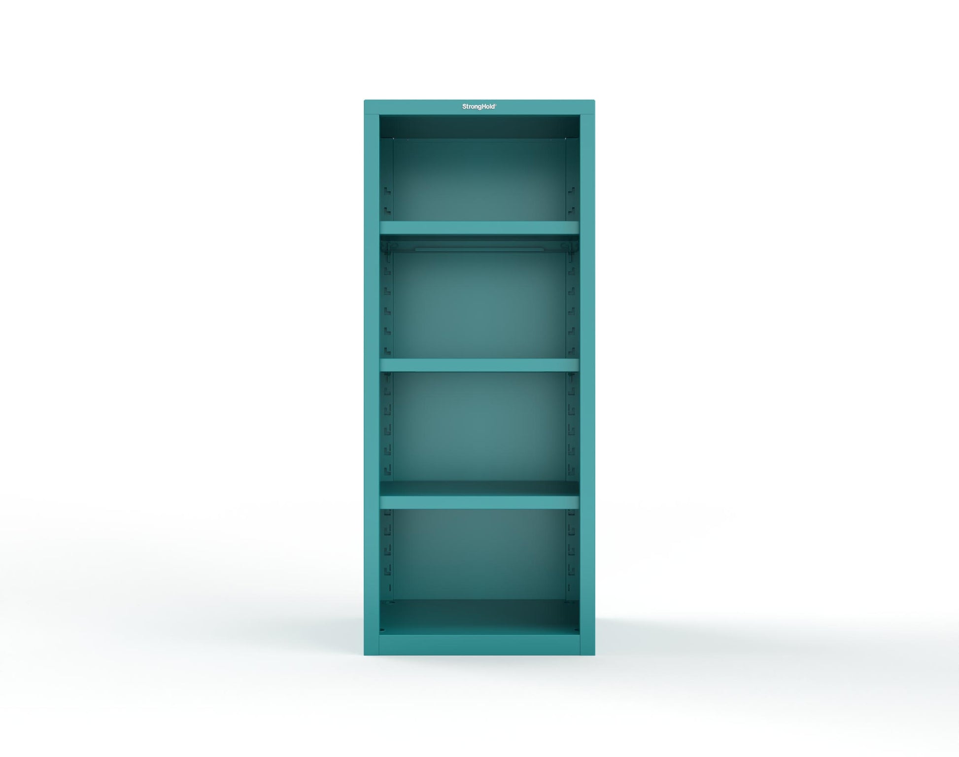 Heavy Duty 18 GA Closed Shelving Unit with 3 Shelves - 30 in. W x 24 in. D x 72 in. H - 2.66-CSU-243-P-5021