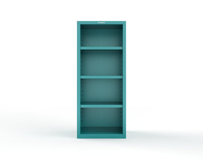 Heavy Duty 18 GA Closed Shelving Unit with 3 Shelves - 30 in. W x 24 in. D x 72 in. H - 2.66-CSU-243-P-5021