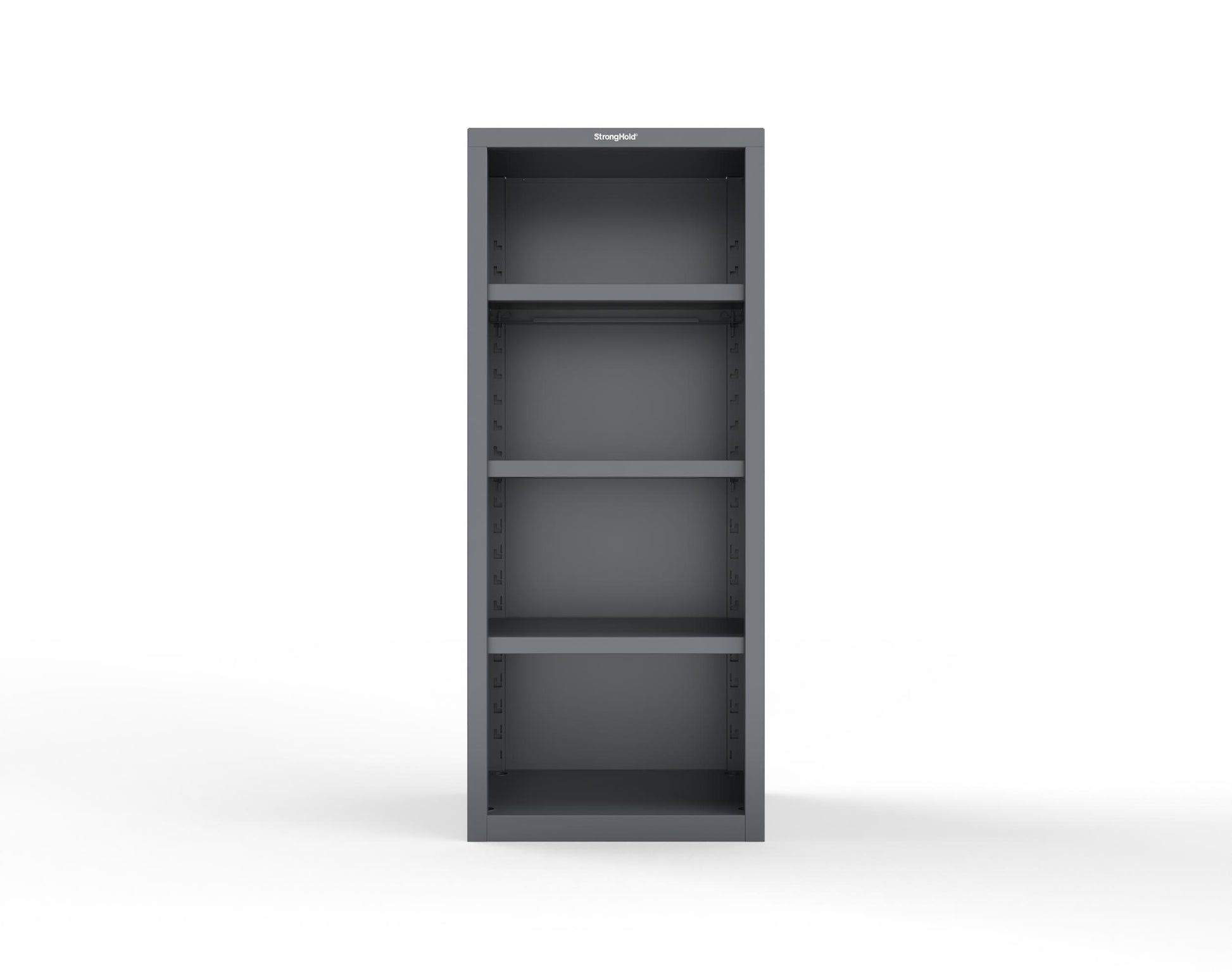 Heavy Duty 18 GA Closed Shelving Unit with 3 Shelves - 30 in. W x 24 in. D x 72 in. H - 2.66-CSU-243-P-7024