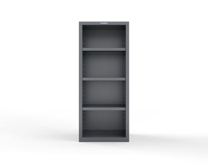 Heavy Duty 18 GA Closed Shelving Unit with 3 Shelves - 30 in. W x 24 in. D x 72 in. H - 2.66-CSU-243-P-7024