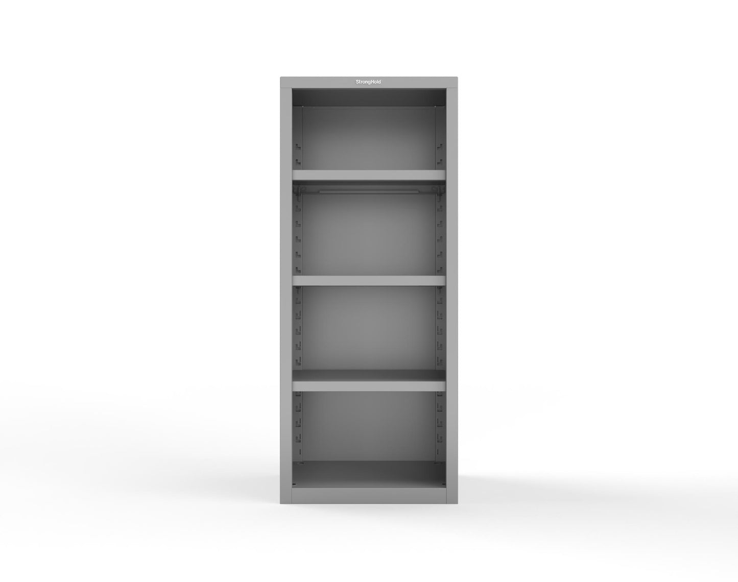 Heavy Duty 18 GA Closed Shelving Unit with 3 Shelves - 30 in. W x 24 in. D x 72 in. H - 2.66-CSU-243-P-7037