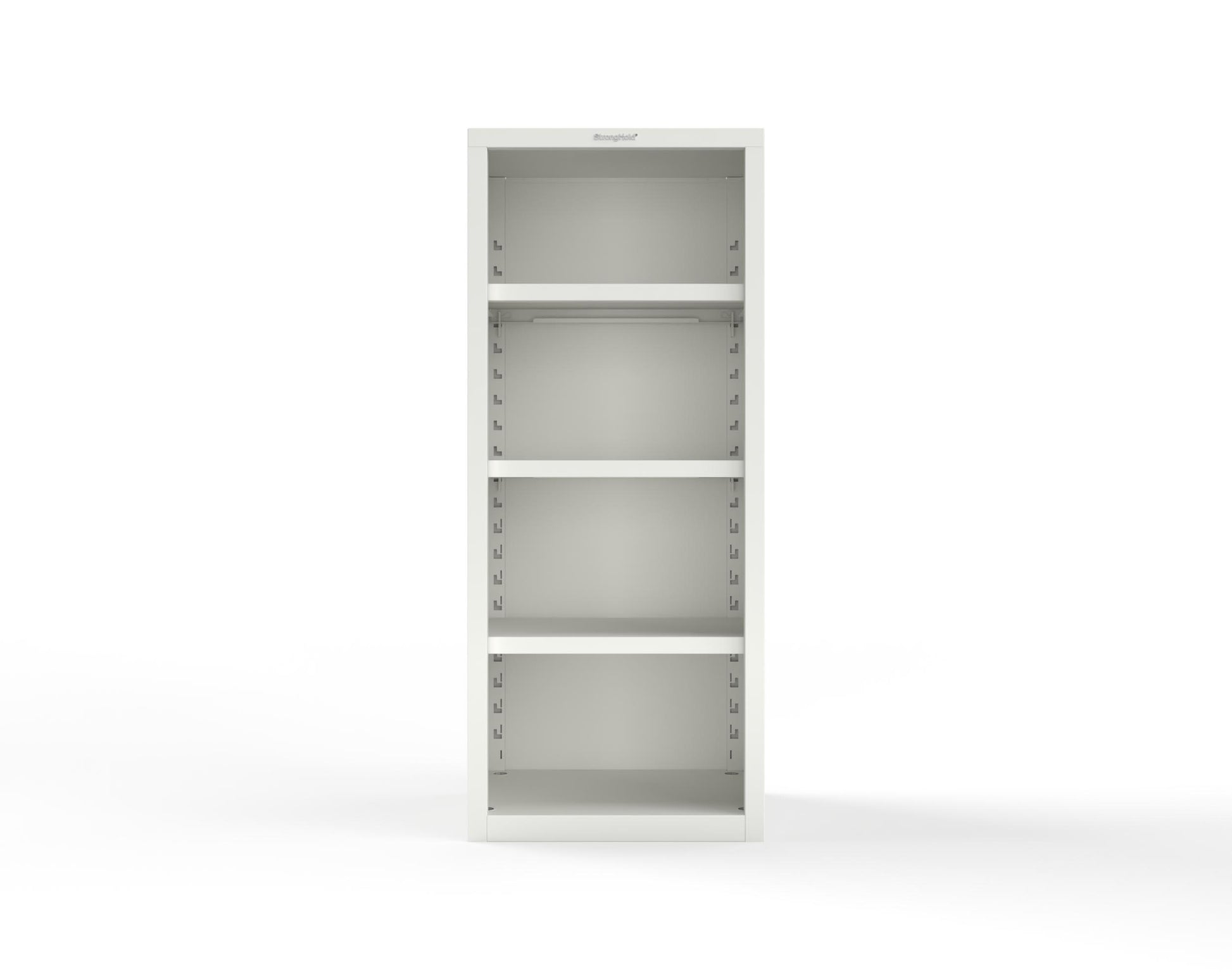 Heavy Duty 18 GA Closed Shelving Unit with 3 Shelves - 30 in. W x 24 in. D x 72 in. H - 2.66-CSU-243-P-9003