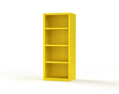 Heavy Duty 18 GA Closed Shelving Unit with 3 Shelves - 30 in. W x 24 in. D x 72 in. H - 2.66-CSU-243-P-1021