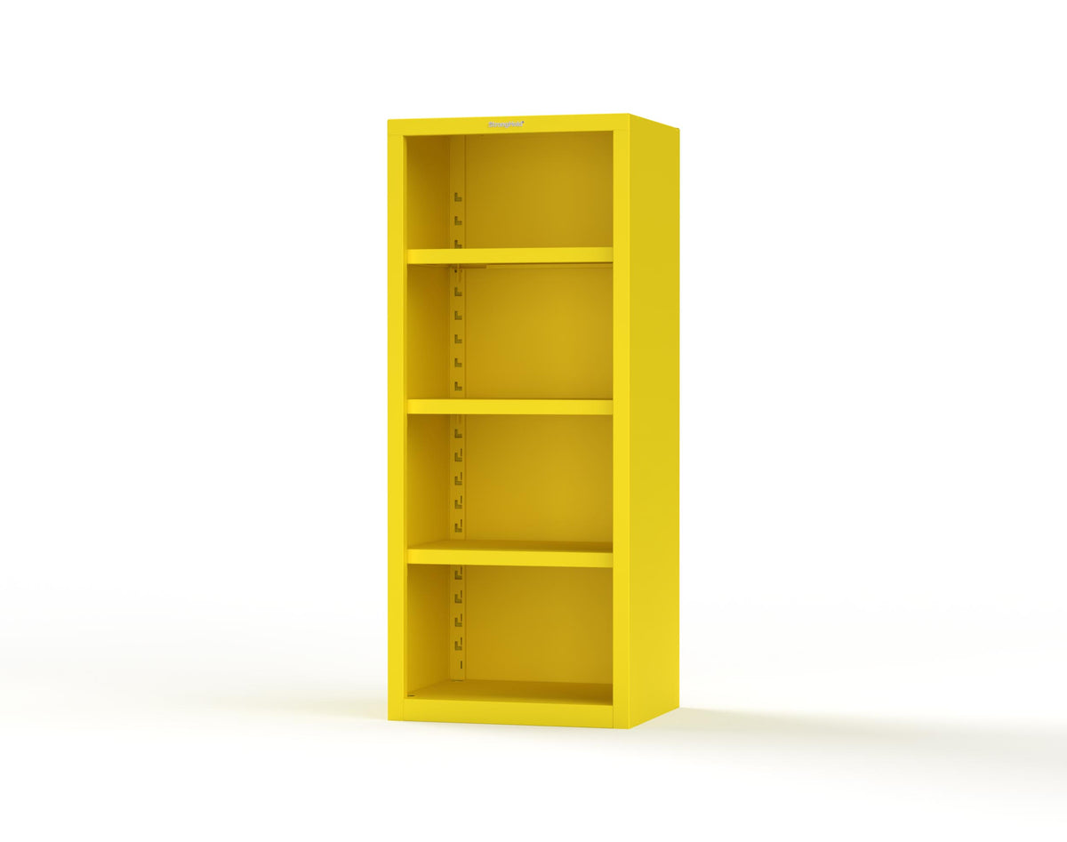 Heavy Duty 18 GA Closed Shelving Unit with 3 Shelves - 30 in. W x 24 in. D x 72 in. H - 2.66-CSU-243-P-1023