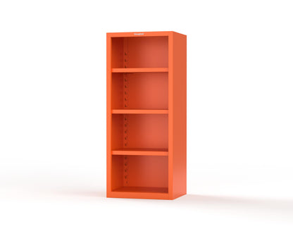 Heavy Duty 18 GA Closed Shelving Unit with 3 Shelves - 30 in. W x 24 in. D x 72 in. H - 2.66-CSU-243-P-2004
