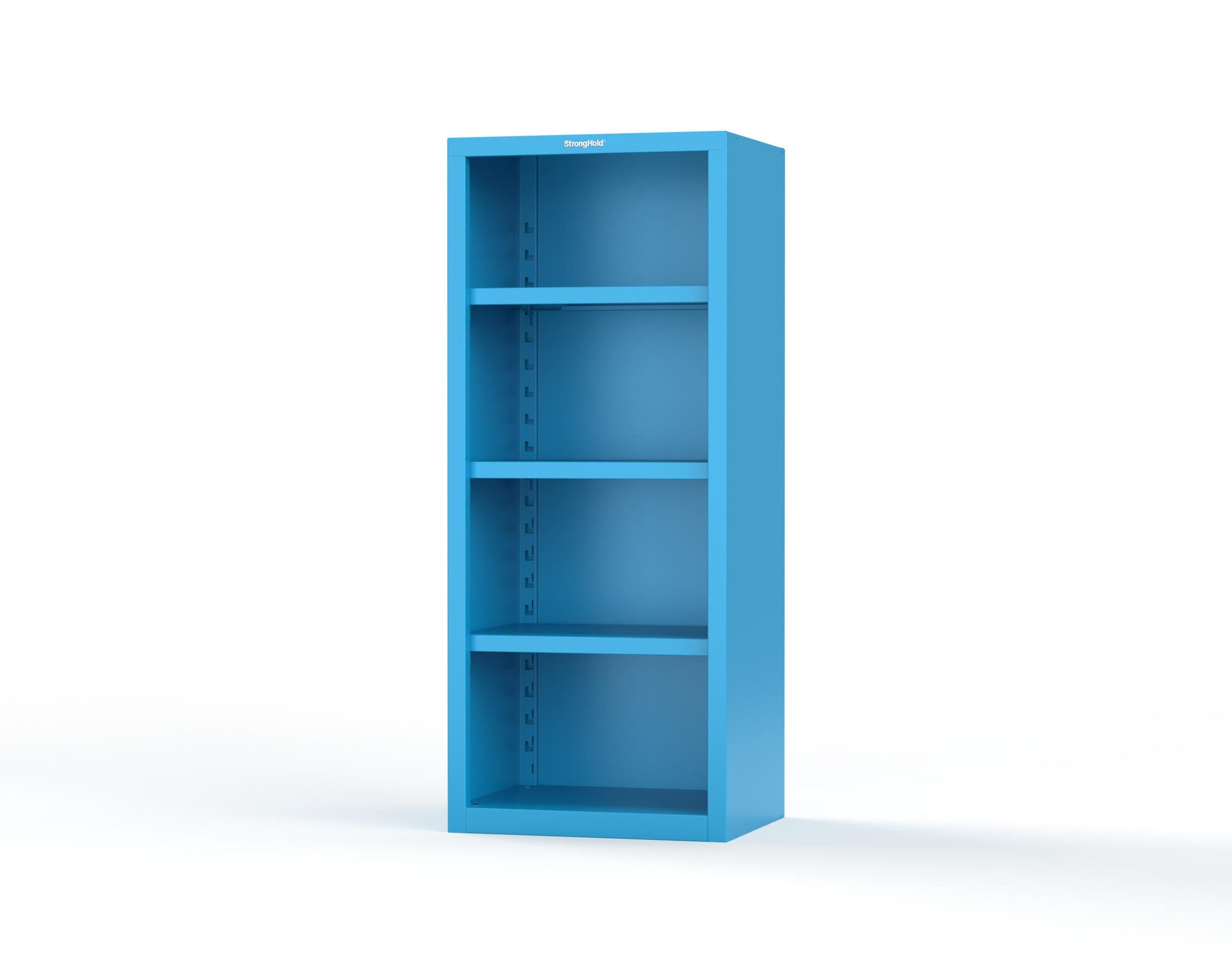 Heavy Duty 18 GA Closed Shelving Unit with 3 Shelves - 30 in. W x 24 in. D x 72 in. H - 2.66-CSU-243-P-5012