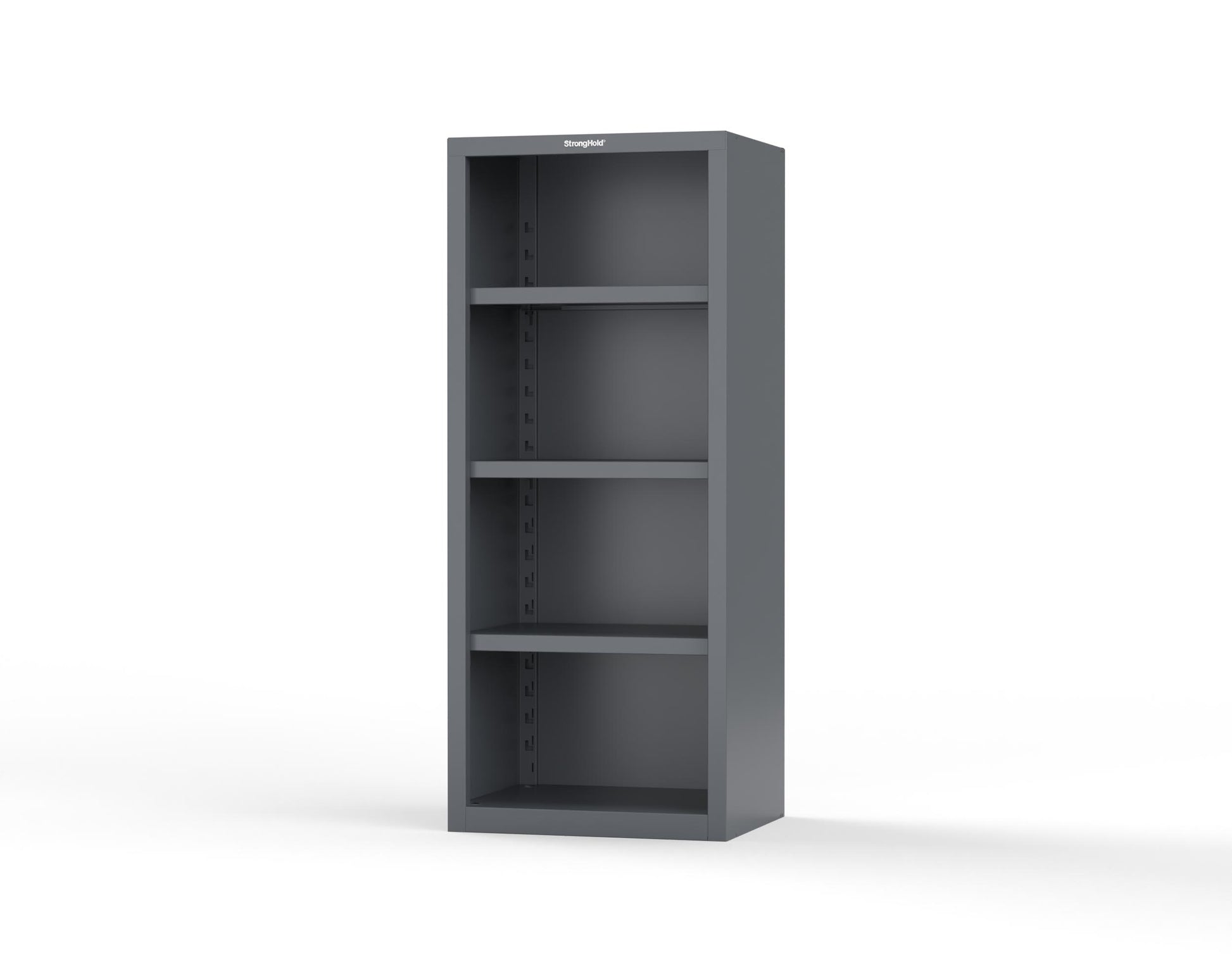 Heavy Duty 18 GA Closed Shelving Unit with 3 Shelves - 30 in. W x 24 in. D x 72 in. H - 2.66-CSU-243-P-7024