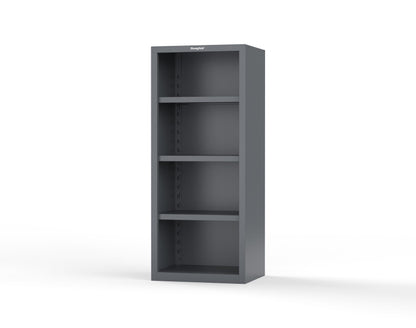 Heavy Duty 18 GA Closed Shelving Unit with 3 Shelves - 30 in. W x 24 in. D x 72 in. H - 2.66-CSU-243-P-7024