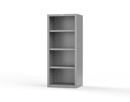 Heavy Duty 18 GA Closed Shelving Unit with 3 Shelves - 30 in. W x 24 in. D x 72 in. H - 2.66-CSU-243-P-7037