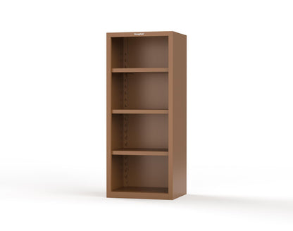 Heavy Duty 18 GA Closed Shelving Unit with 3 Shelves - 30 in. W x 24 in. D x 72 in. H - 2.66-CSU-243-P-8008