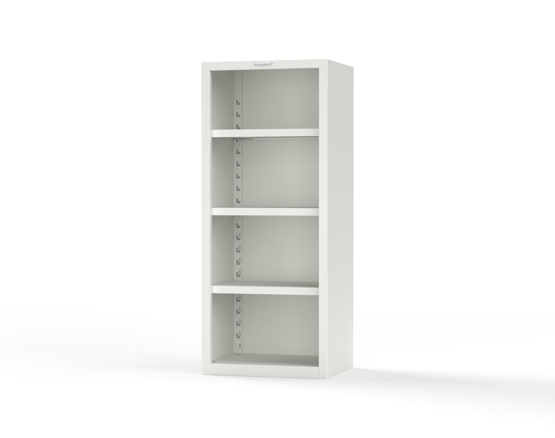 Heavy Duty 18 GA Closed Shelving Unit with 3 Shelves - 30 in. W x 24 in. D x 72 in. H - 2.66-CSU-243-P-9003