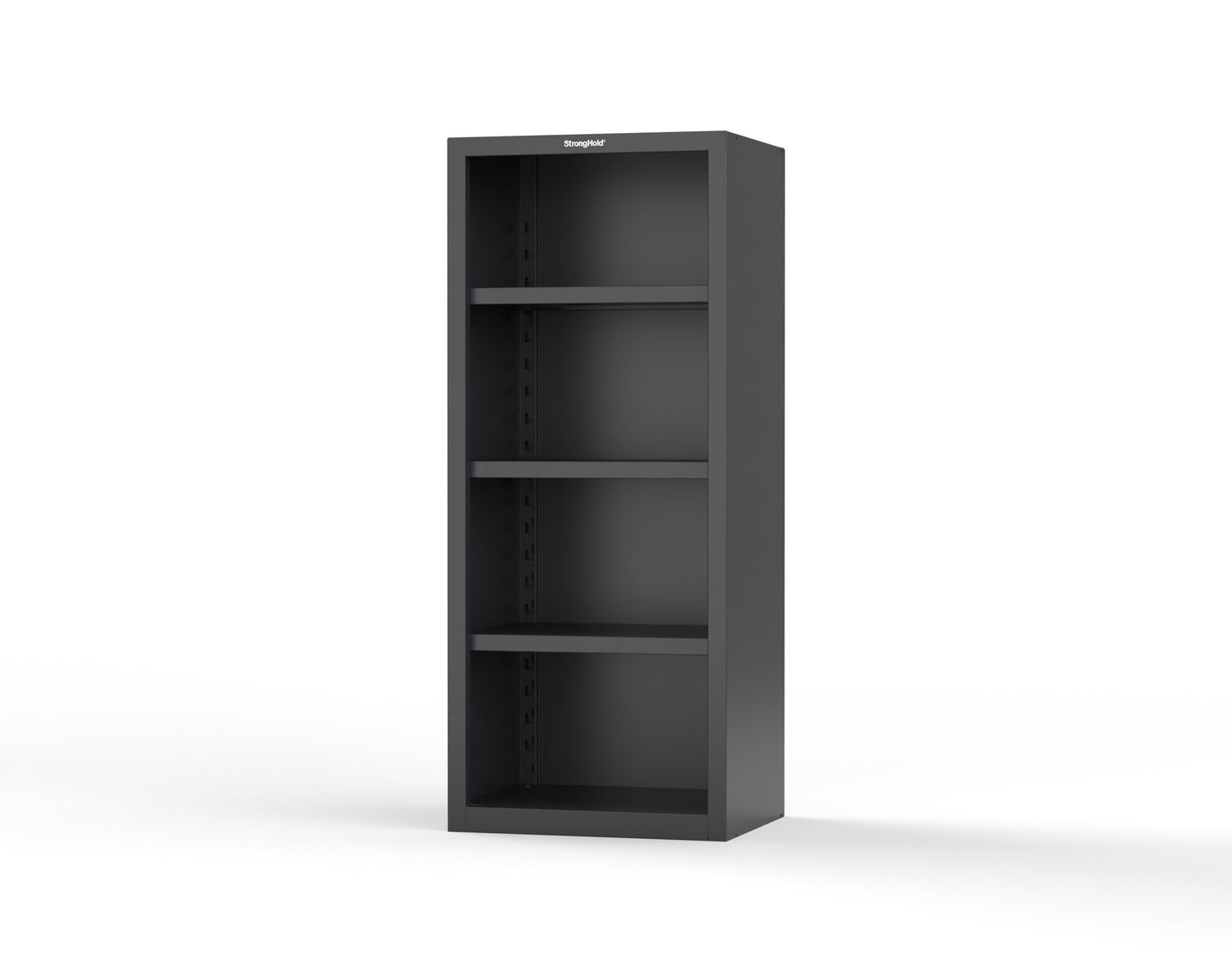 Heavy Duty 18 GA Closed Shelving Unit with 3 Shelves - 30 in. W x 24 in. D x 72 in. H - 2.66-CSU-243-P-9005