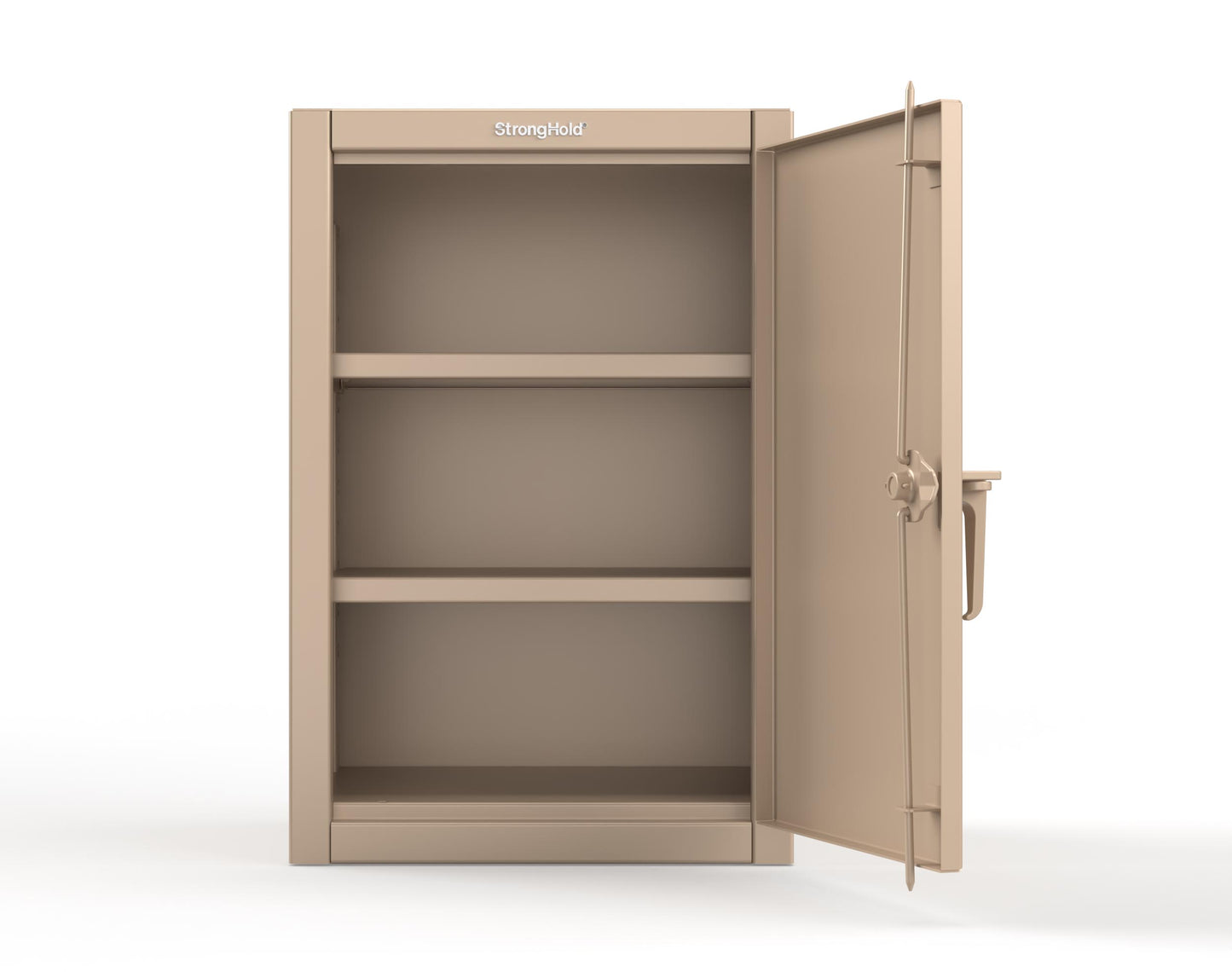 Extreme Duty 12 GA Counter-Height Cabinet with 2 Shelves - 24 In. W x 20 In. D x 36 In. H - 23-202-1019