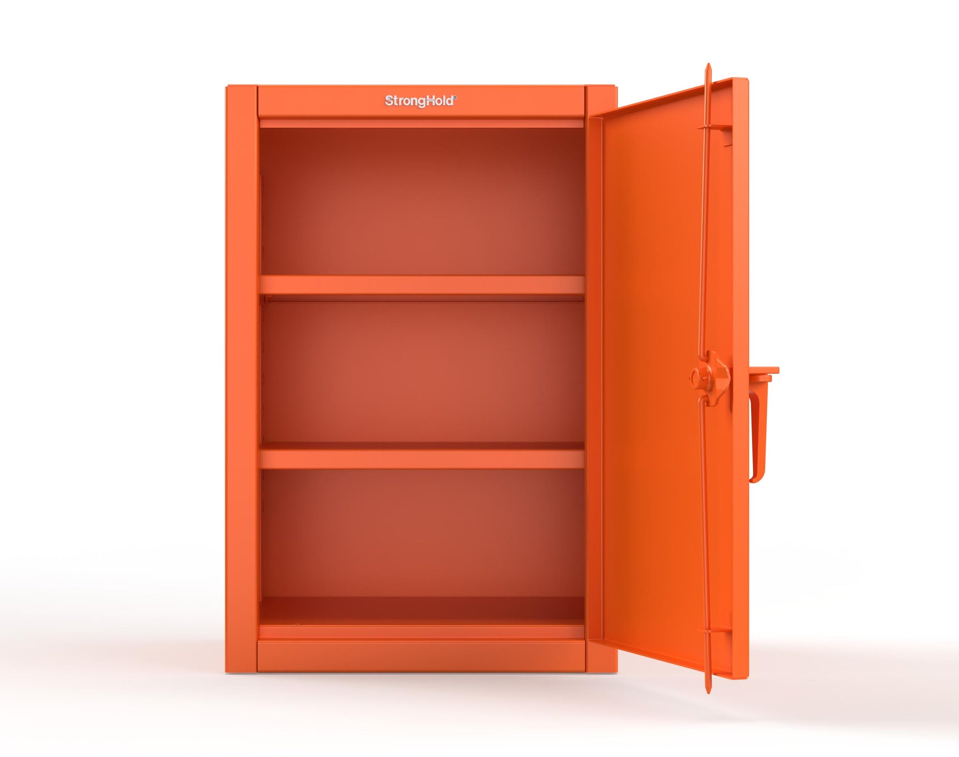 Extreme Duty 12 GA Counter-Height Cabinet with 2 Shelves - 24 In. W x 20 In. D x 36 In. H - 23-202-2009