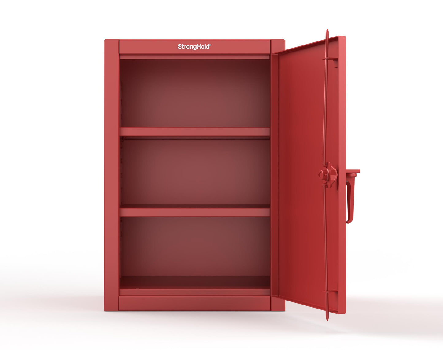 Extreme Duty 12 GA Counter-Height Cabinet with 2 Shelves - 24 In. W x 20 In. D x 36 In. H - 23-202-3001