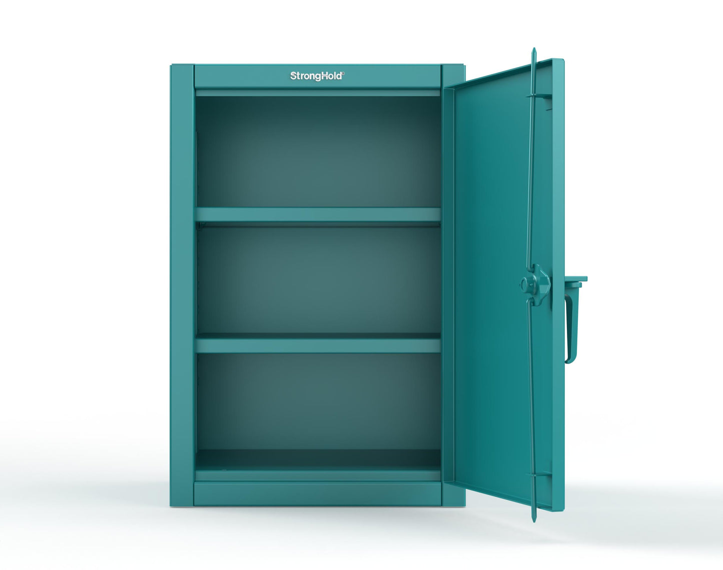Extreme Duty 12 GA Counter-Height Cabinet with 2 Shelves - 24 In. W x 20 In. D x 36 In. H - 23-202-5021