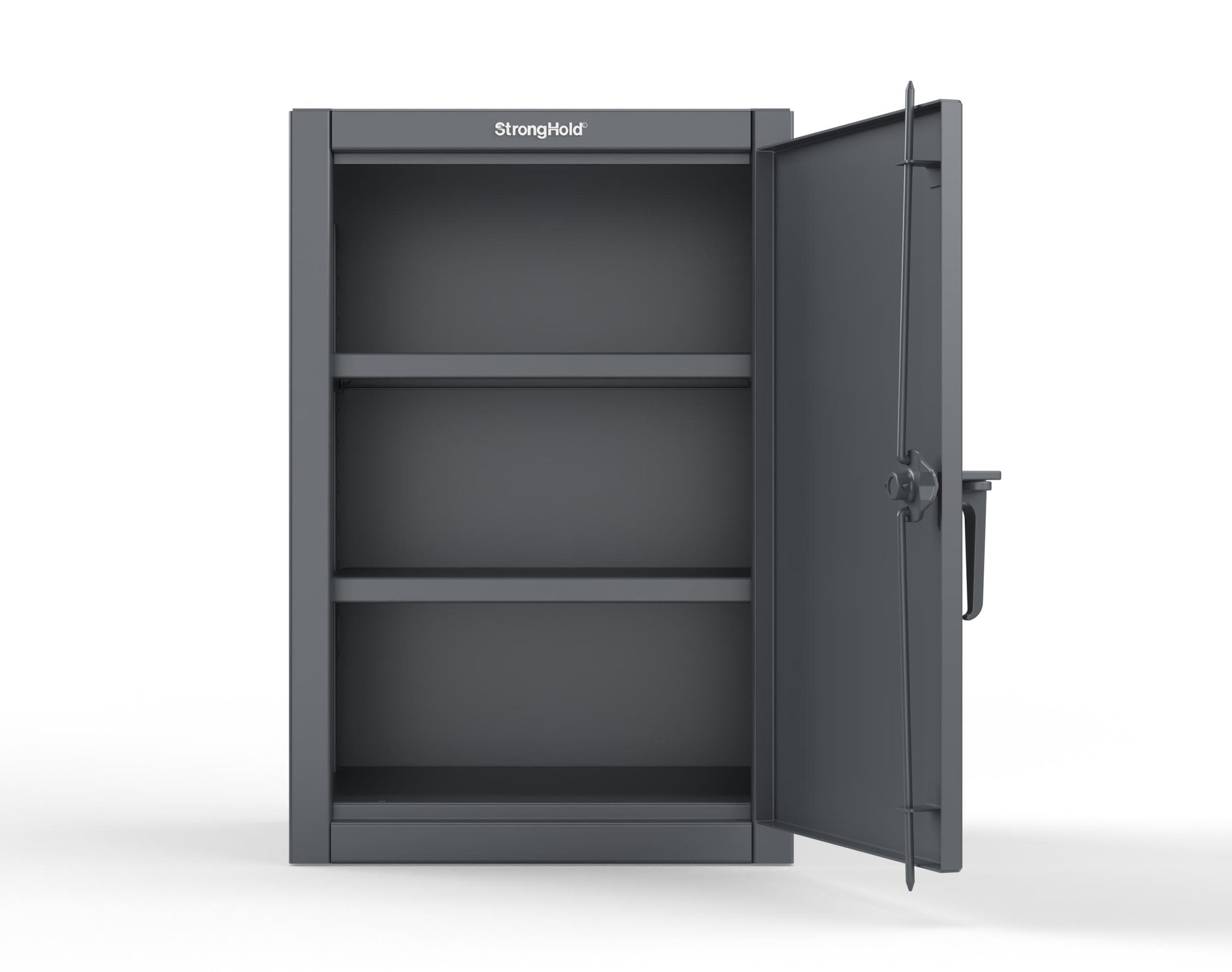 Extreme Duty 12 GA Counter-Height Cabinet with 2 Shelves - 24 In. W x 20 In. D x 36 In. H - 23-202-7024