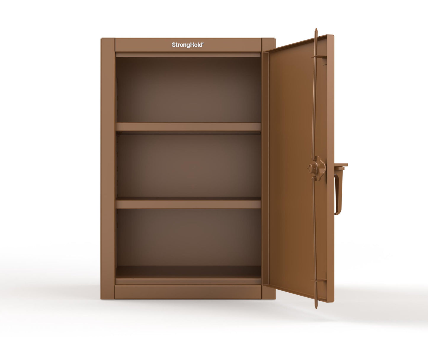 Extreme Duty 12 GA Counter-Height Cabinet with 2 Shelves - 24 In. W x 20 In. D x 36 In. H - 23-202-8008