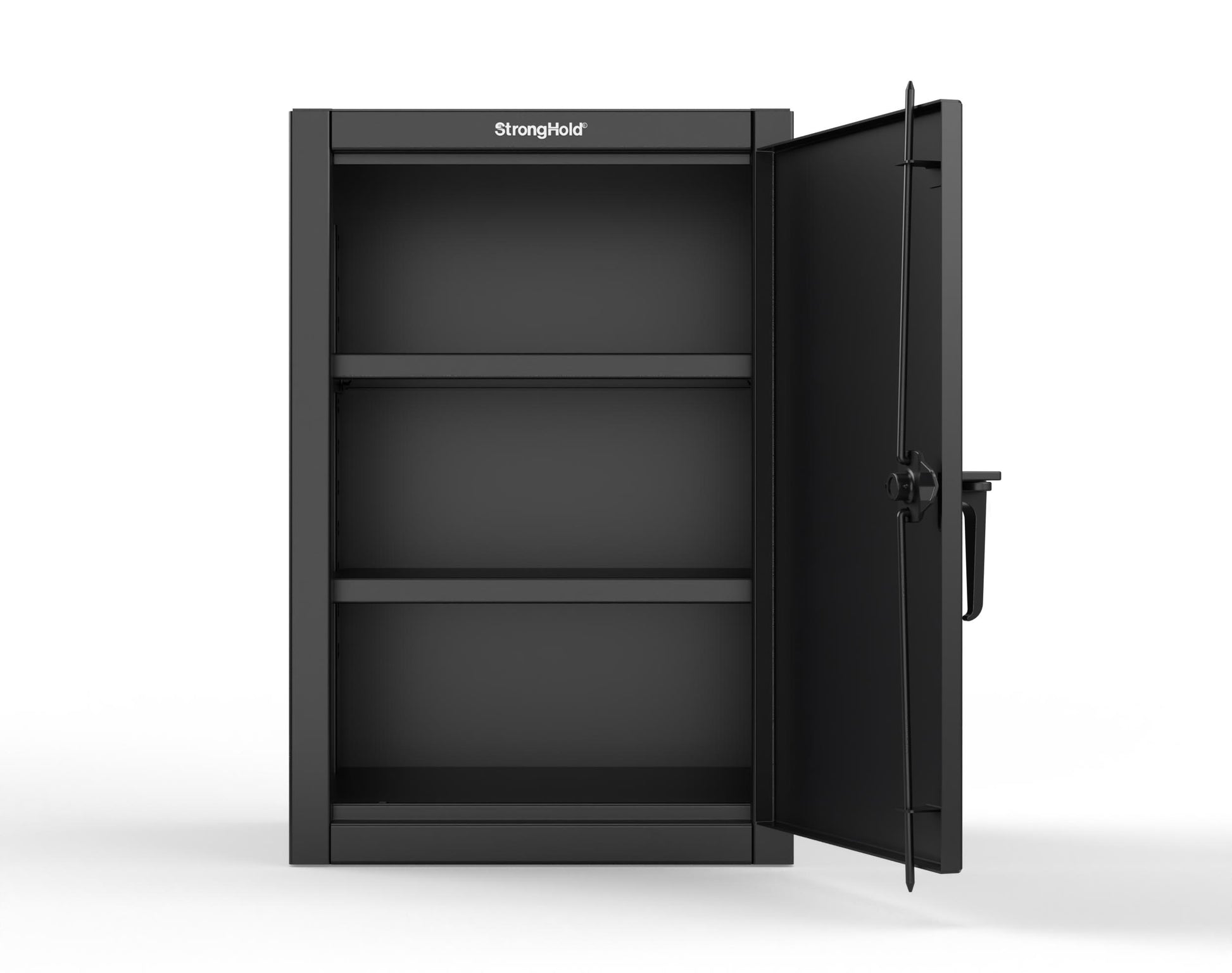 Extreme Duty 12 GA Counter-Height Cabinet with 2 Shelves - 24 In. W x 20 In. D x 36 In. H - 23-202-9005