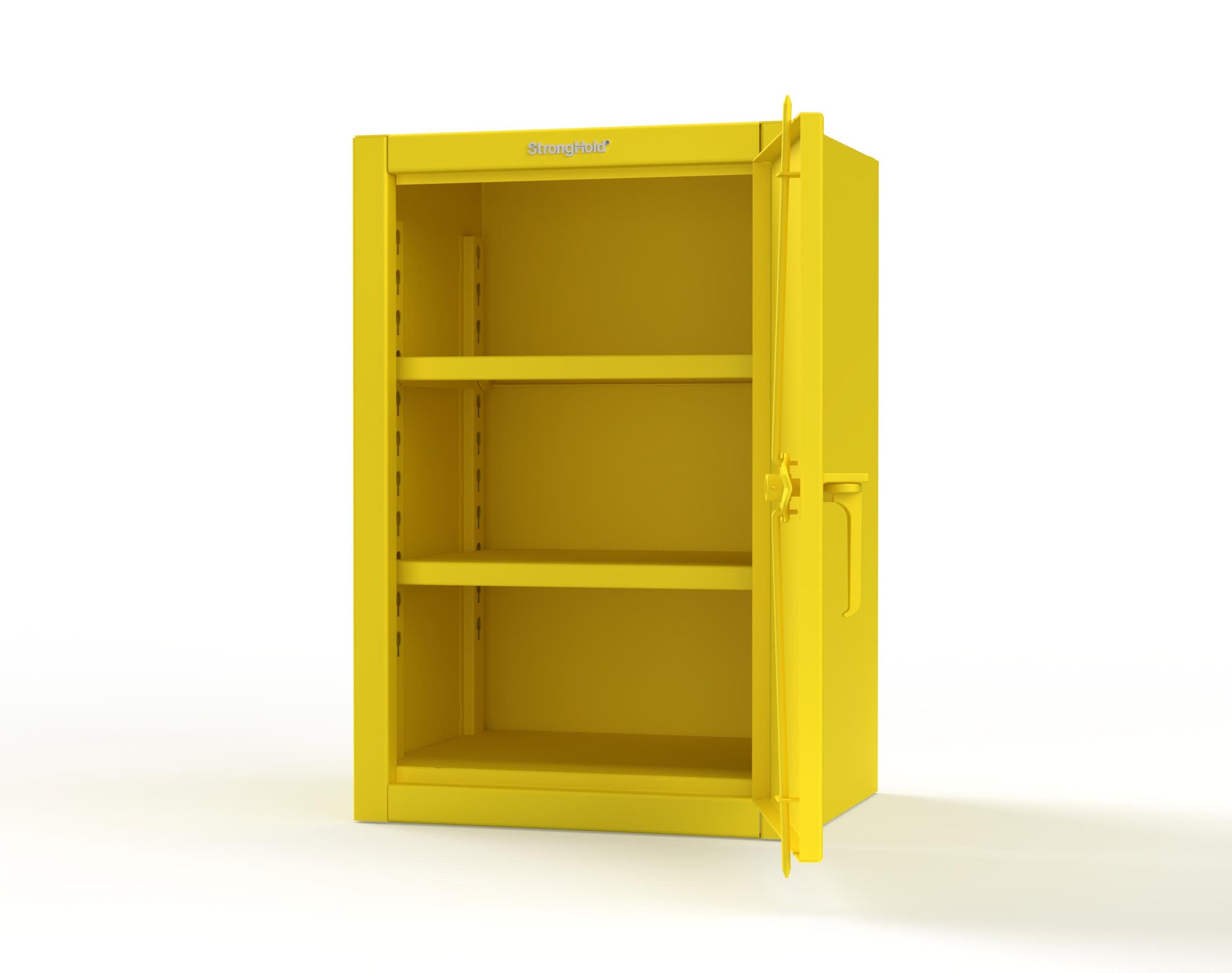 Extreme Duty 12 GA Counter-Height Cabinet with 2 Shelves - 24 In. W x 20 In. D x 36 In. H - 23-202-1021