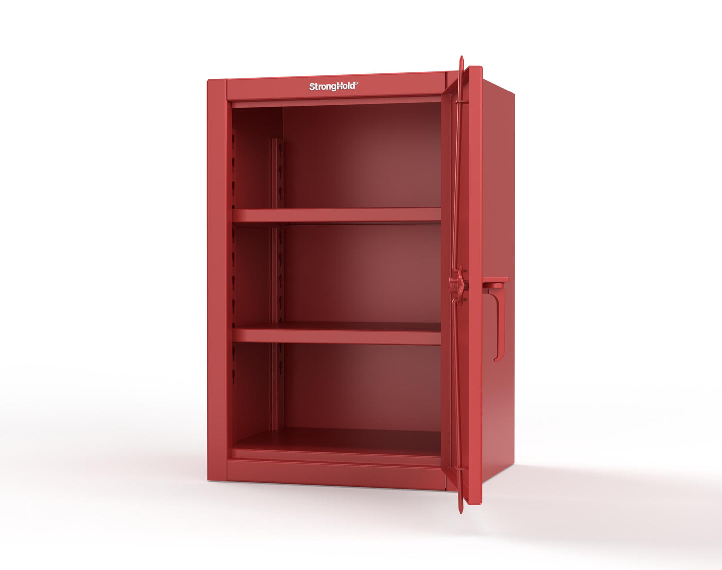 Extreme Duty 12 GA Counter-Height Cabinet with 2 Shelves - 24 In. W x 20 In. D x 36 In. H - 23-202-3001