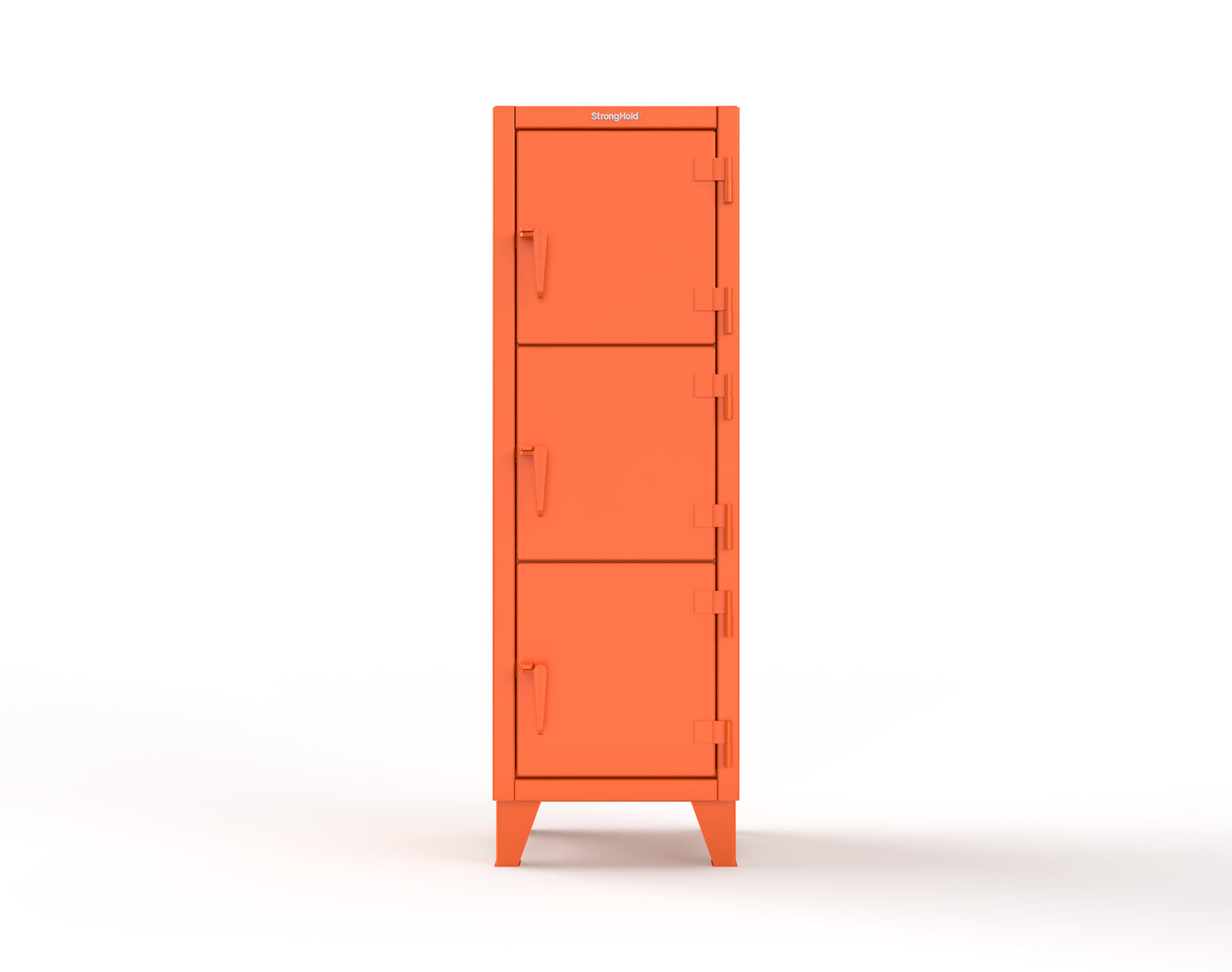 Extreme Duty 12 GA Triple-Tier Locker with 3 Compartments, 22 in. W x 18in. D x 68 in. H - 25-18-3TMT-2009