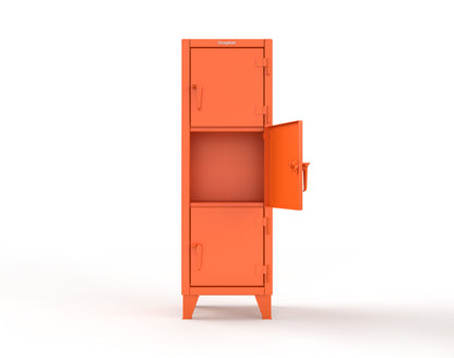 Extreme Duty 12 GA Triple-Tier Locker with 3 Compartments, 22 in. W x 18in. D x 68 in. H - 25-18-3TMT-2009