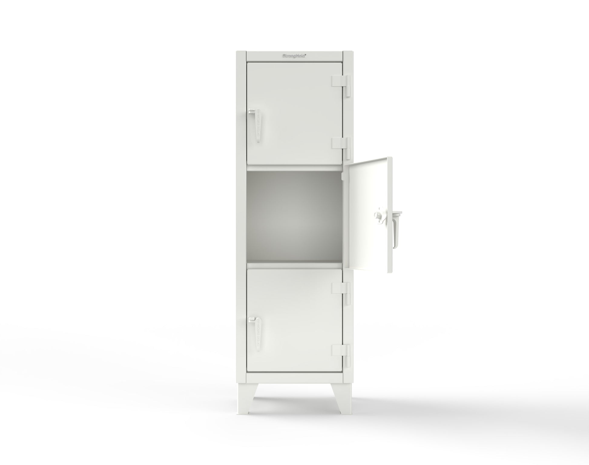 Extreme Duty 12 GA Triple-Tier Locker with 3 Compartments, 22 in. W x 18in. D x 68 in. H - 25-18-3TMT-9003