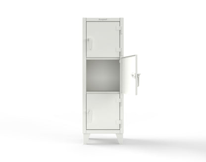 Extreme Duty 12 GA Triple-Tier Locker with 3 Compartments, 22 in. W x 18in. D x 68 in. H - 25-18-3TMT-9003