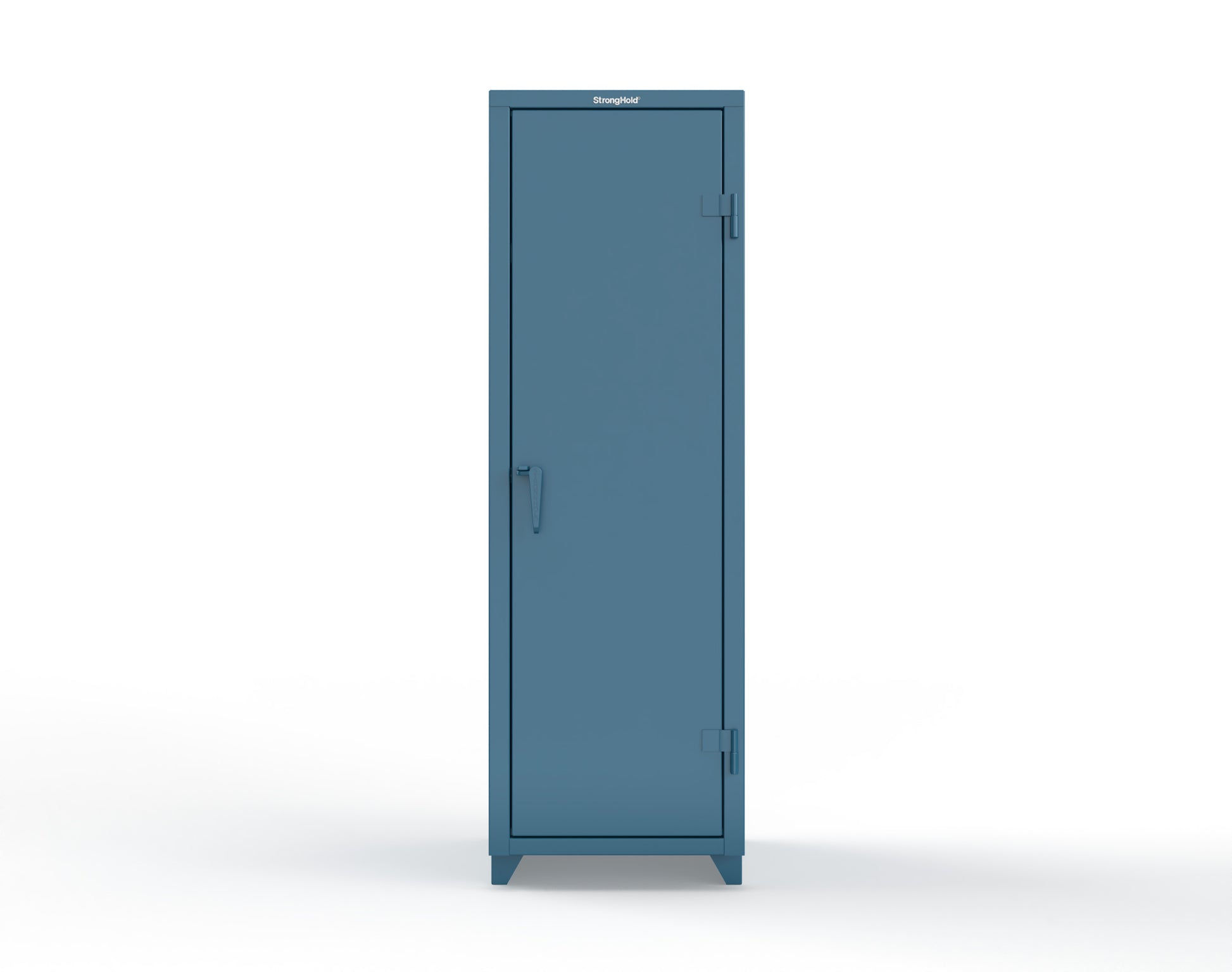 Extra Heavy Duty 14 GA Single-Tier Locker with Shelf and Hanger Rod, 1 Compartment - 24 in. W x 24 in. D x 75 in. H - 26-1D-24-1T-L-5001