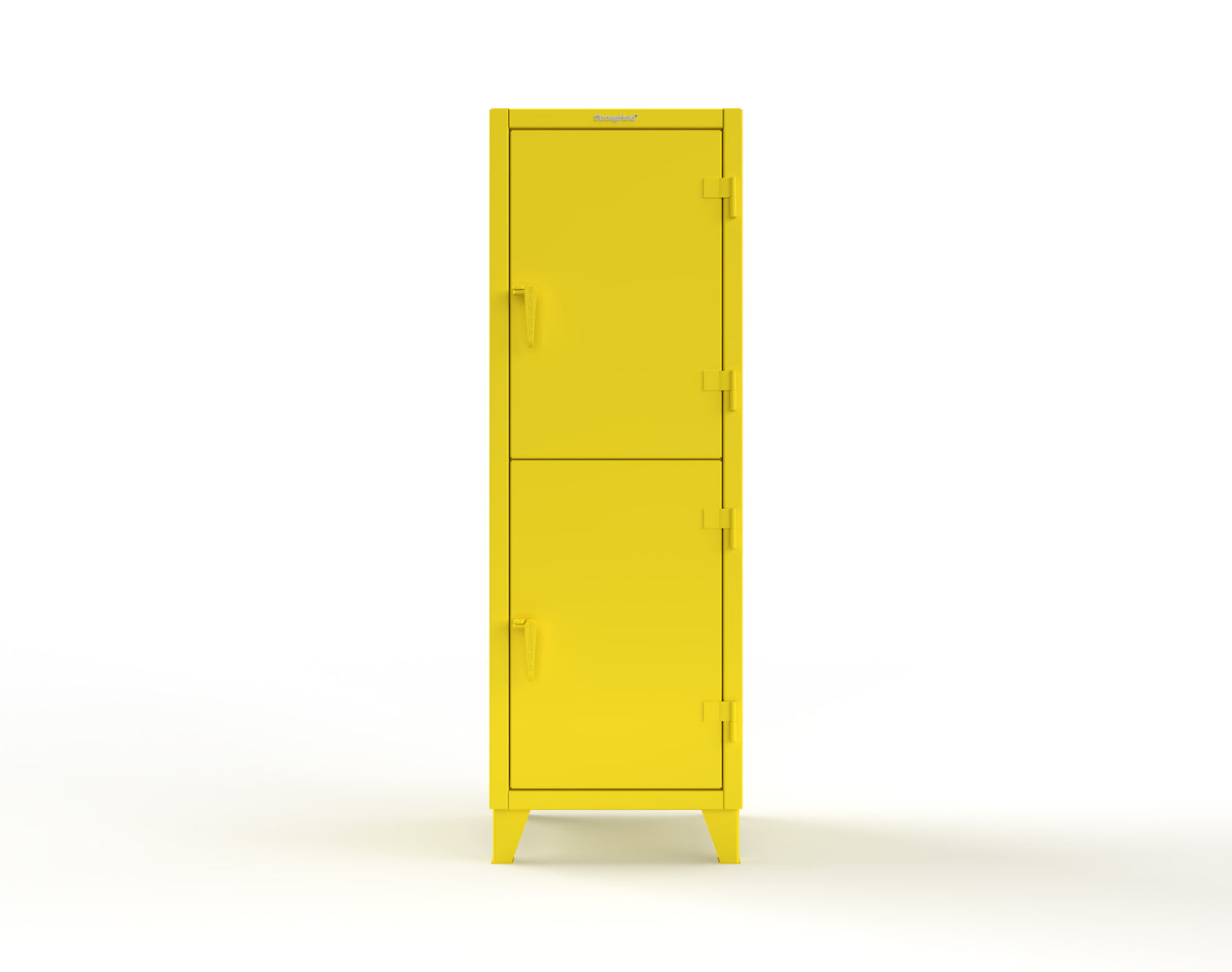 Extreme Duty 12 GA Double-Tier Locker with 2 Compartments, 3 Shelves, 4 Drawers - 26 in. W x 24in. D x 78 in. H - 26-24-2TPL-4DB-1023