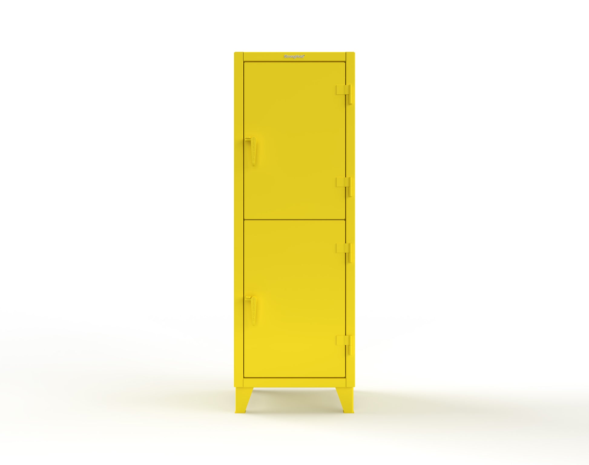 Extreme Duty 12 GA Double-Tier Locker with 2 Compartments, 3 Shelves, 4 Drawers - 26 in. W x 24in. D x 78 in. H - 26-24-2TPL-4DB-1023