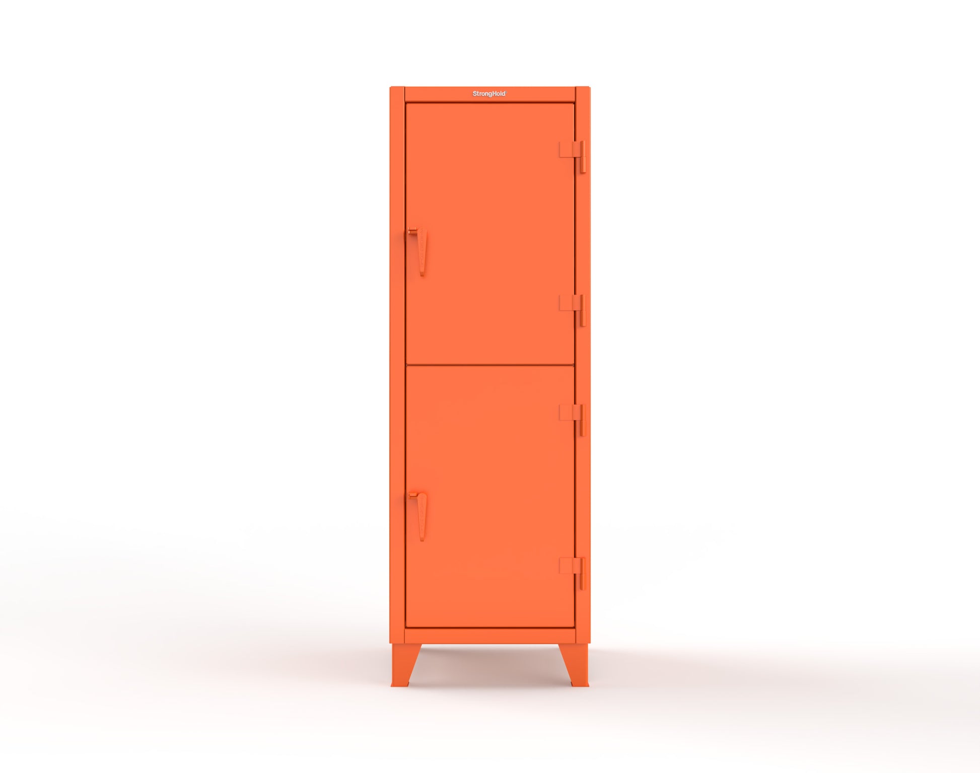 Extreme Duty 12 GA Double-Tier Locker with 2 Compartments, 3 Shelves, 4 Drawers - 26 in. W x 24in. D x 78 in. H - 26-24-2TPL-4DB-2004