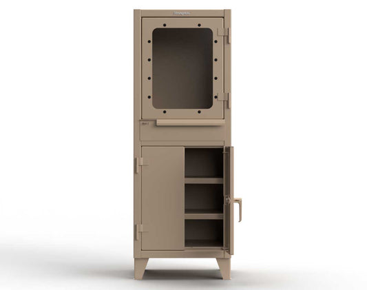 12 GA Computer Cabinet with Retractable Keyboard
