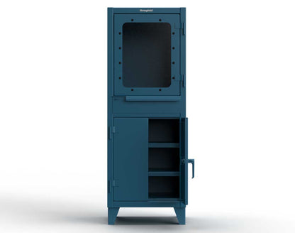 16 GA Computer Cabinet with Retractable Keyboard