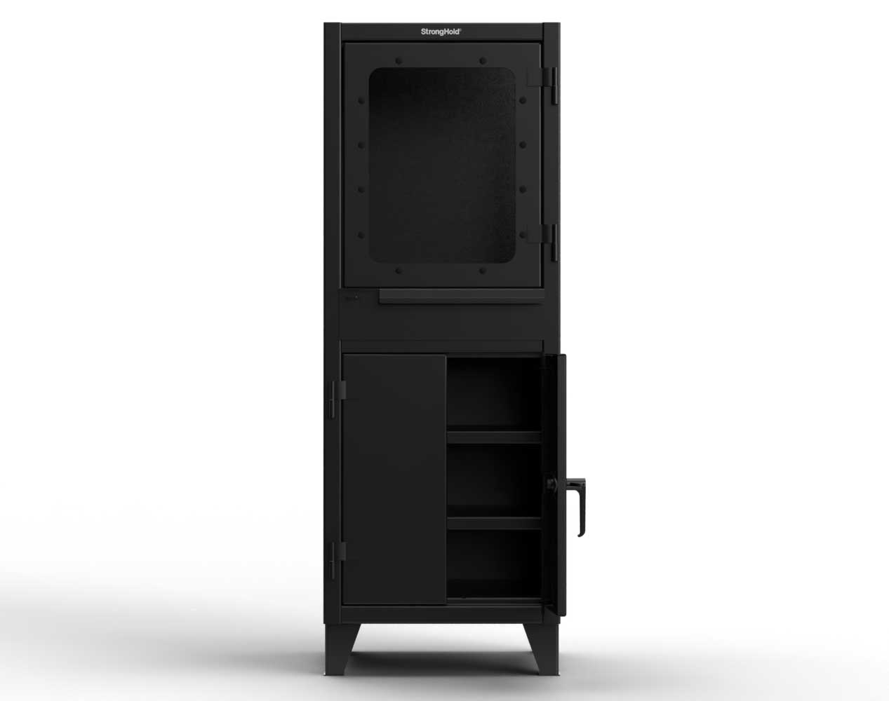 23 GA Computer Cabinet with Retractable Keyboard