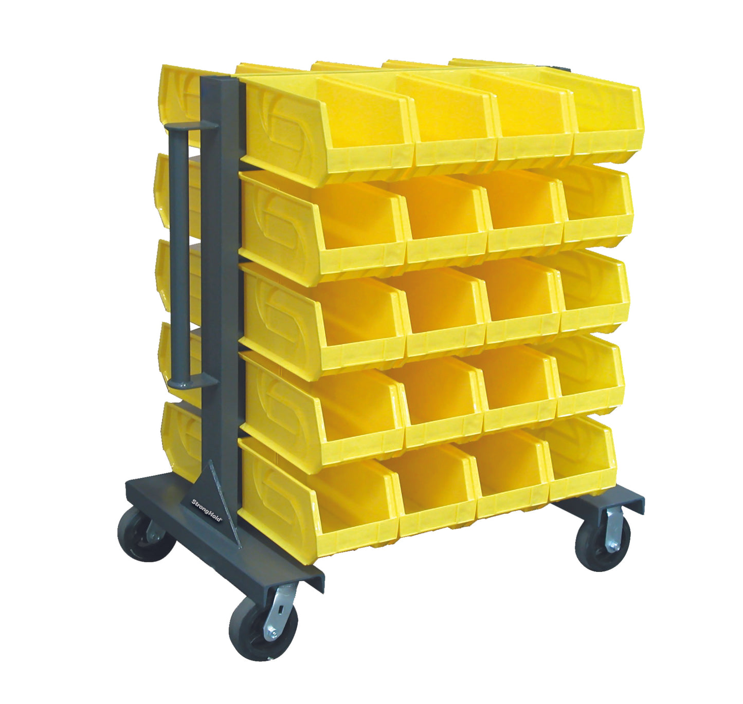Heavy-Duty Mobile Bin Rack - 37 in. W x 28 in. D x 48 in. H Outlet