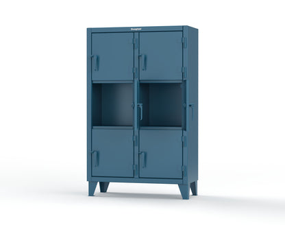 Extreme Duty 12 GA Triple-Tier Locker with 6 Compartments, 42 in. W x 18in. D x 68 in. H - 3.55-18-3TMT-5010