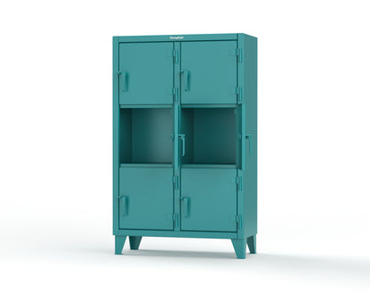 Extreme Duty 12 GA Triple-Tier Locker with 6 Compartments, 42 in. W x 18in. D x 68 in. H - 3.55-18-3TMT-5021
