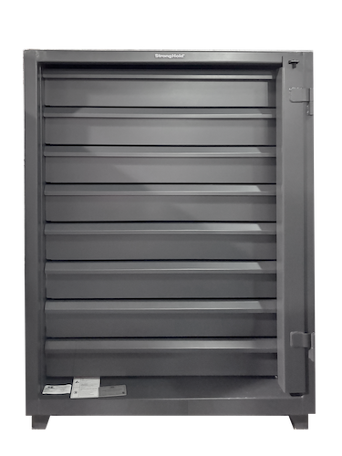 Extreme Duty 12 GA Eight Drawer Shelving Unit with Lock Bar Outlet