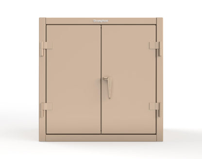 Extreme Duty 12 GA Counter-Height Cabinet with 2 Shelves - 36 In. W x 20 In. D x 36 In. H - 33-202-1019