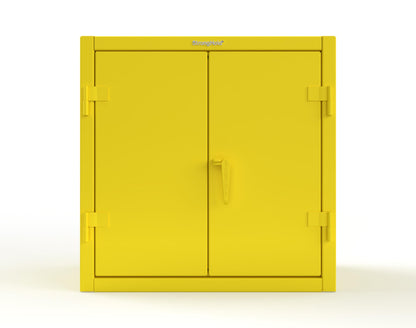 Extreme Duty 12 GA Counter-Height Cabinet with 2 Shelves - 36 In. W x 20 In. D x 36 In. H - 33-202-1021