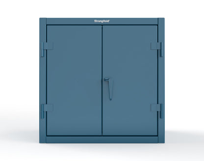 Extreme Duty 12 GA Counter-Height Cabinet with 2 Shelves - 36 In. W x 20 In. D x 36 In. H - 33-202-5001