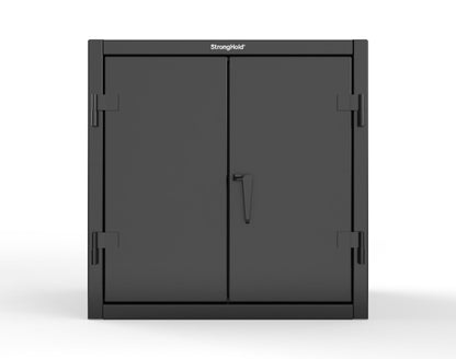 Extreme Duty 12 GA Counter-Height Cabinet with 2 Shelves - 36 In. W x 20 In. D x 36 In. H - 33-202-9005