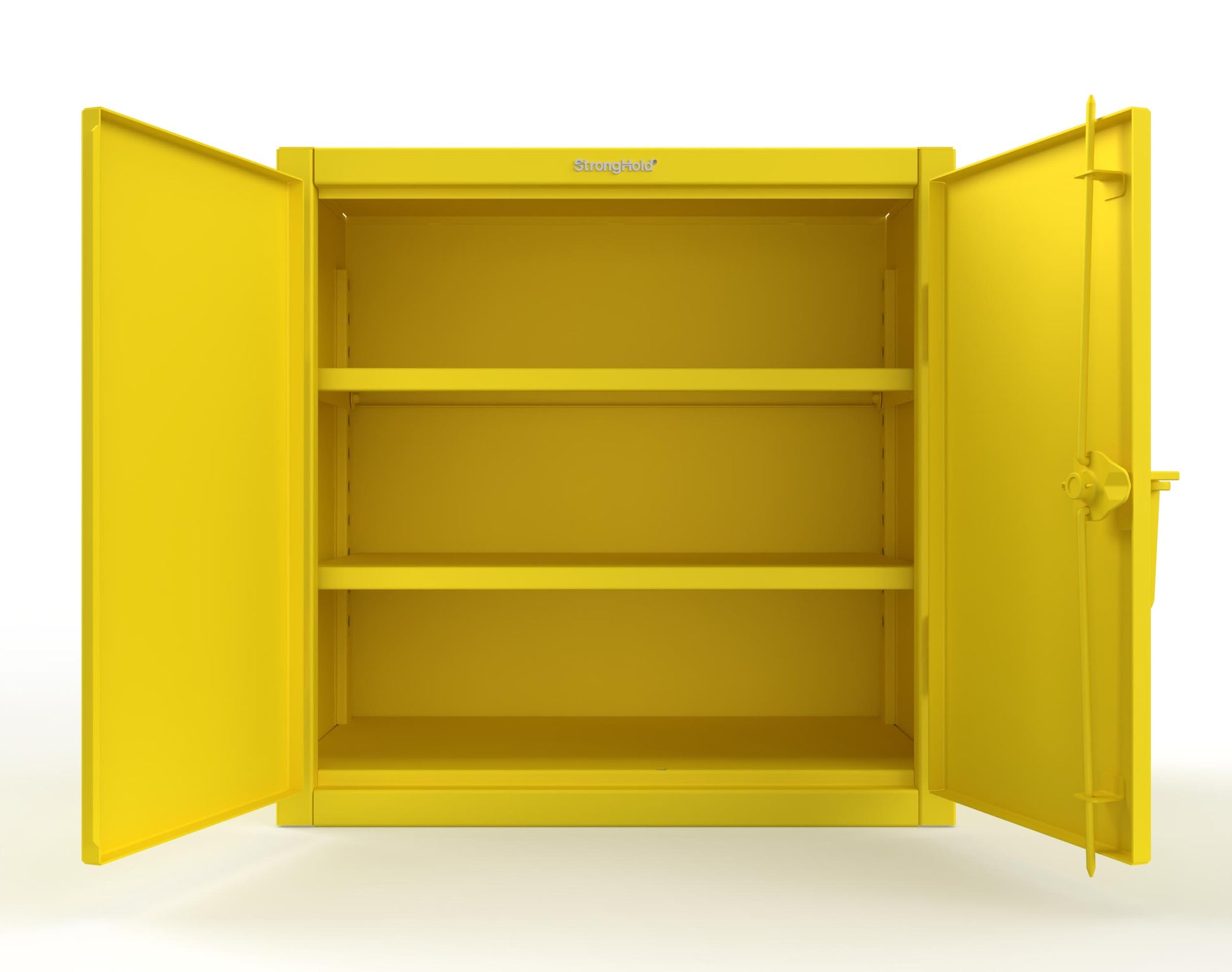 Extreme Duty 12 GA Counter-Height Cabinet with 2 Shelves - 36 In. W x 20 In. D x 36 In. H - 33-202-1021